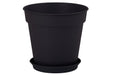 Round Pot 35 cm mintra-shop.myshopify.com Black