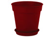 Round Pot 27 cm (Pack of 2) mintra-shop.myshopify.com Burgundy