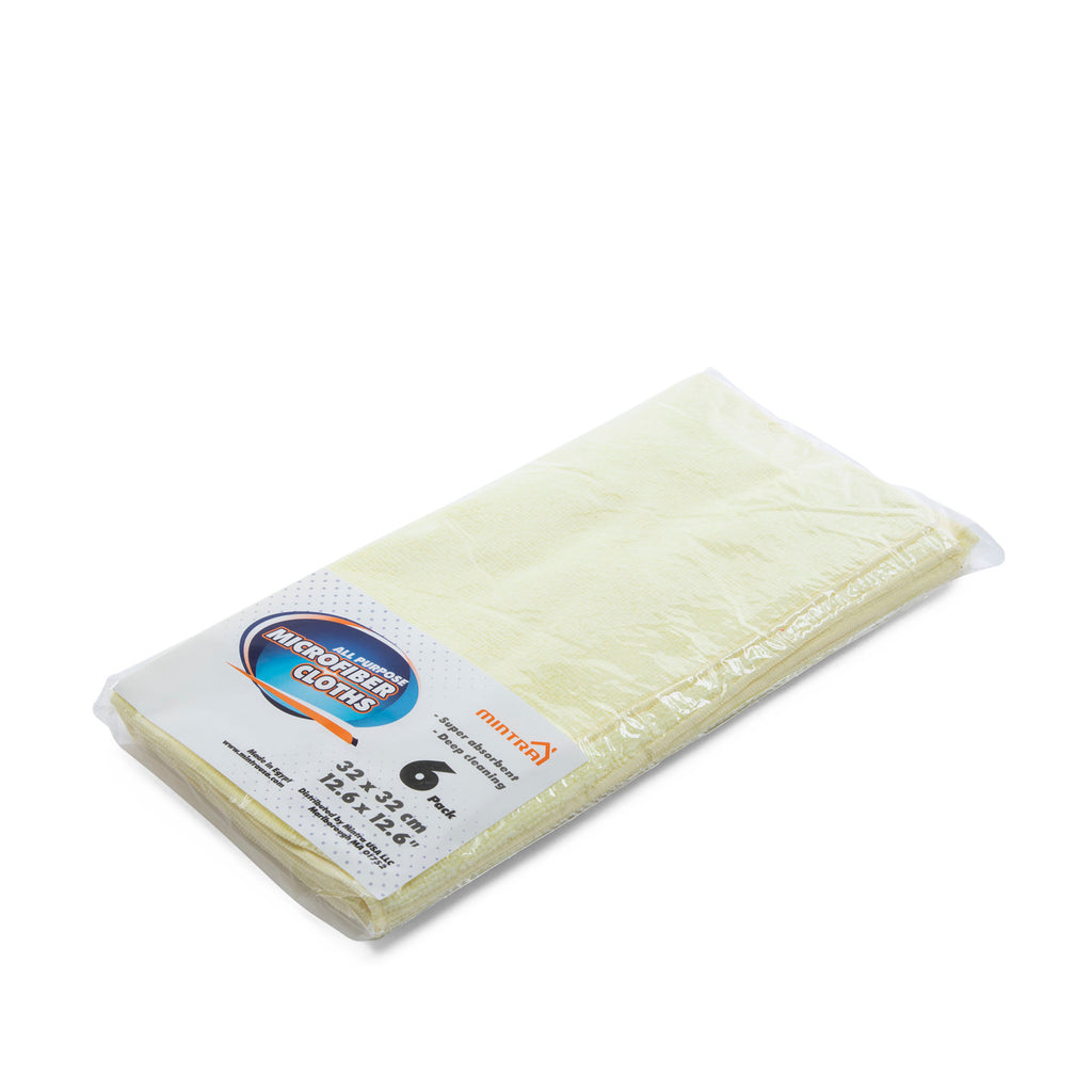 Multi Purpose Microfiber Cleaning Towel (Yellow)