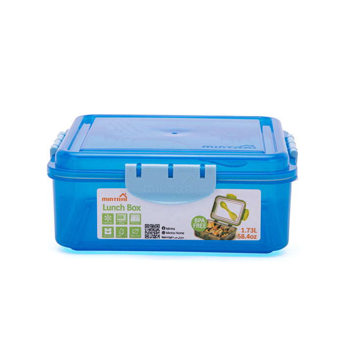 1.7 L Lunch Box with Lock (with Fork & Spoon)
