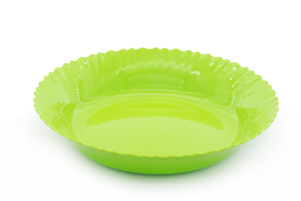 Curly Plastic Large Bowl