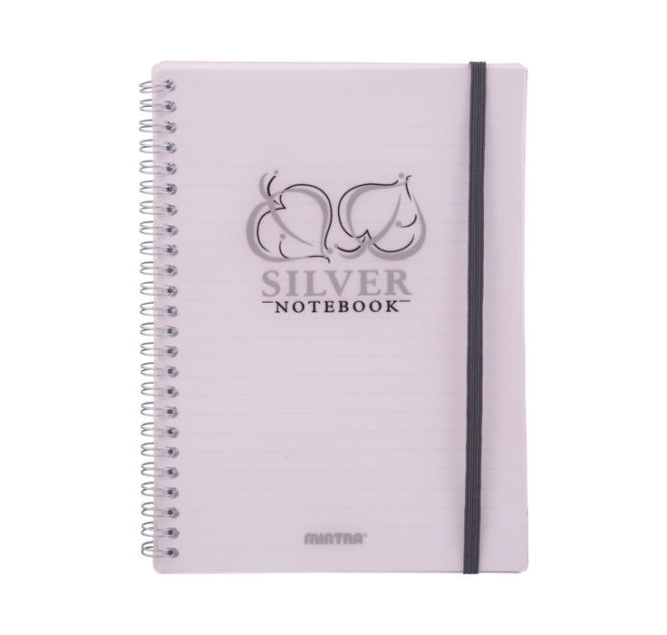 Silver Notebook A5 (14.8 x 21 cm)