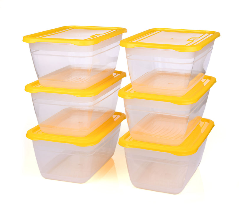 Fridge Storage Container 4 L (pack of 6)