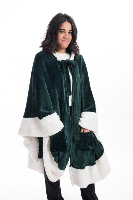 Poncho (Double Sided Fleece and Sherpa)
