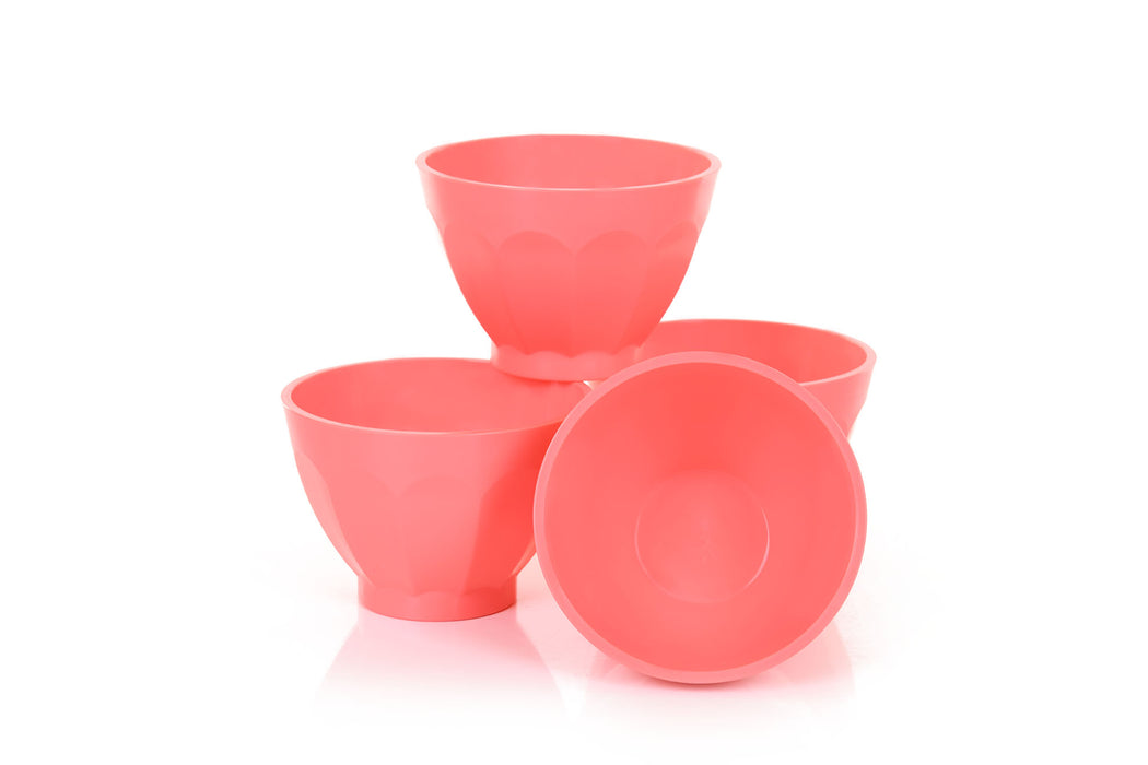 Small Unbreakable Plastic Bowl (250 ml) Pack of 4