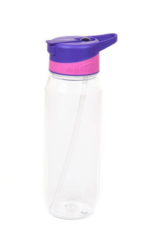 Sports Water Bottle (With Straw) - 800 ml mintra-shop.myshopify.com Purple