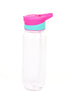 Sports Water Bottle (With Straw) - 800 ml mintra-shop.myshopify.com Pink