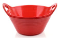 Plastic Bowls with Handles, 3 Pack (Small, 970 ml) mintra-shop.myshopify.com Red