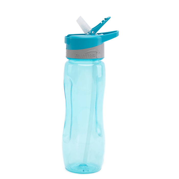 650 ml Colored Water Bottle - with Straw