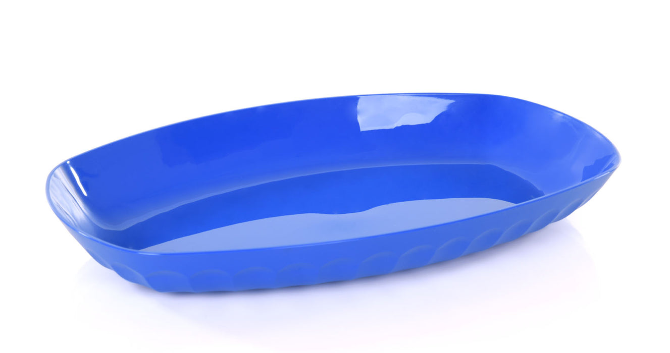 Unbreakable Oval Serving Tray (Pack of 2)
